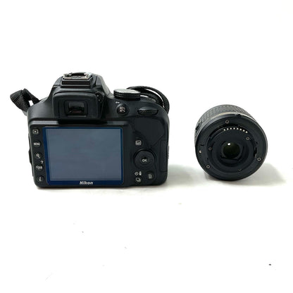 【全額返金保証】【最速発送】Nikon デジタル一眼 D3400 18-55 VR レンズキット [ブラック] 動作確認済
