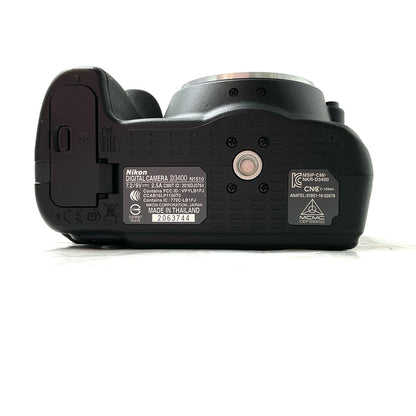 【全額返金保証】【最速発送】Nikon デジタル一眼 D3400 18-55 VR レンズキット [ブラック] 動作確認済