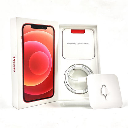 【全額返金保証】【最速発送】Apple iPhone iPhone 12 256GB レッド Softbank 白ロム 動作確認済 78%