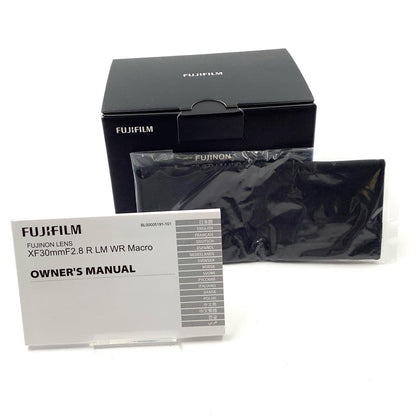 【全額返金保証】【最速発送】FUJIFILM フジノンレンズ XF30mmF2.8 R LM WR Macro 動作確認済