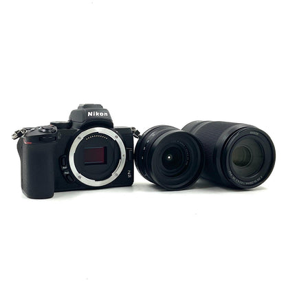 【全額返金保証】【最速発送】Nikon デジタル一眼 Z 50 ダブルズームキット ブラック 美品 動作確認済