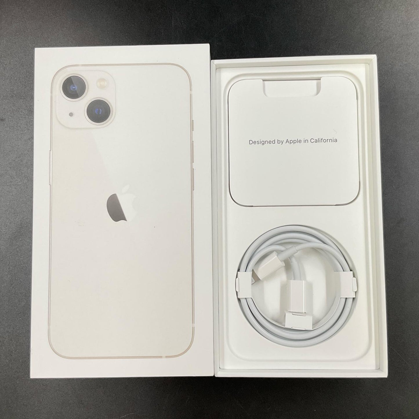 【全額返金保証】【最速発送】Apple iPhone iPhone 13 128GB スターライト au 動作確認済 85%