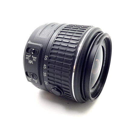 【全額返金保証】【最速発送】Nikon AF-S DX NIKKOR 18-55mm f/3.5-5.6G VR II 美品 動作確認済