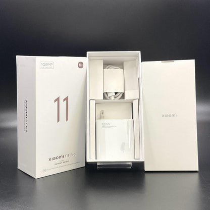【全額返金保証】【最速発送】Xiaomi Xiaomi 11T Pro 128GB ホワイト SIMフリー Xiaomi 11T Pro 美品 動作確認済