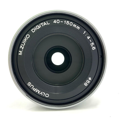 【全額返金保証】【最速発送】OLYMPUS M.ZUIKO DIGITAL ED 40-150mm F4.0-5.6 R [シルバー] 美品 動作確認済
