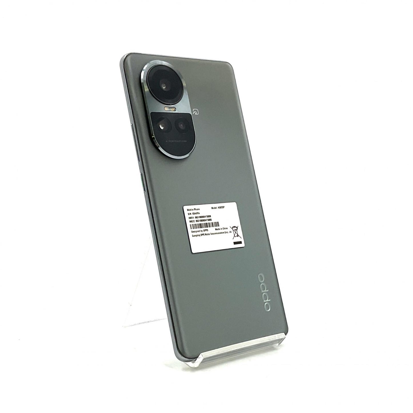 【全額返金保証】【最速発送】OPPO Reno 10 Pro 256GB シルバーグレー Softbank A302OP 白ロム 動作確認済