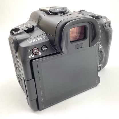 【全額返金保証】【最速発送】Canon デジタル一眼 EOS R5 C ボディ ブラック 美品 動作確認済