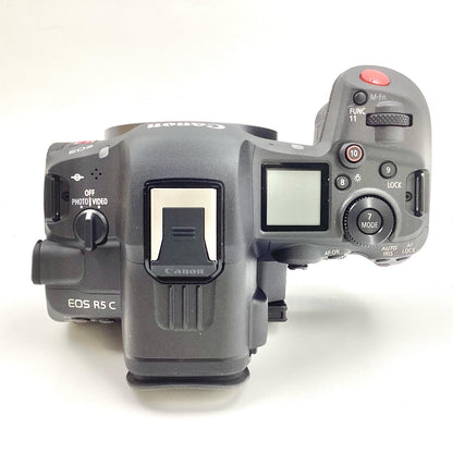 【全額返金保証】【最速発送】Canon デジタル一眼 EOS R5 C ボディ ブラック 美品 動作確認済