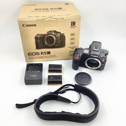 【全額返金保証】【最速発送】Canon デジタル一眼 EOS R5 C ボディ ブラック 美品 動作確認済