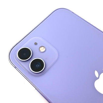 【全額返金保証】【最速発送】Apple iPhone iPhone 12 64GB パープル Softbank 白ロム 動作確認済 84%