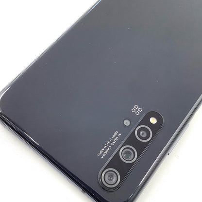 【全額返金保証】【最速発送】Huawei nova 5T 128GB ブラック SIMフリー YAL-L21 動作確認済