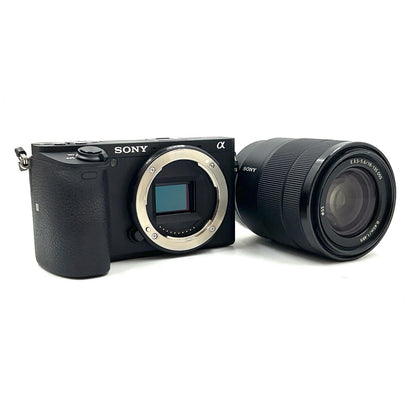 【全額返金保証】【最速発送】Sony デジタル一眼 α6500 ILCE-6500M 高倍率ズームレンズキット ブラック 美品 動作確認済