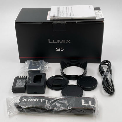 【全額返金保証】【最速発送】Panasonic デジタル一眼 LUMIX DC-S5K 標準ズームKレンズキット ブラック 美品 動作確認済