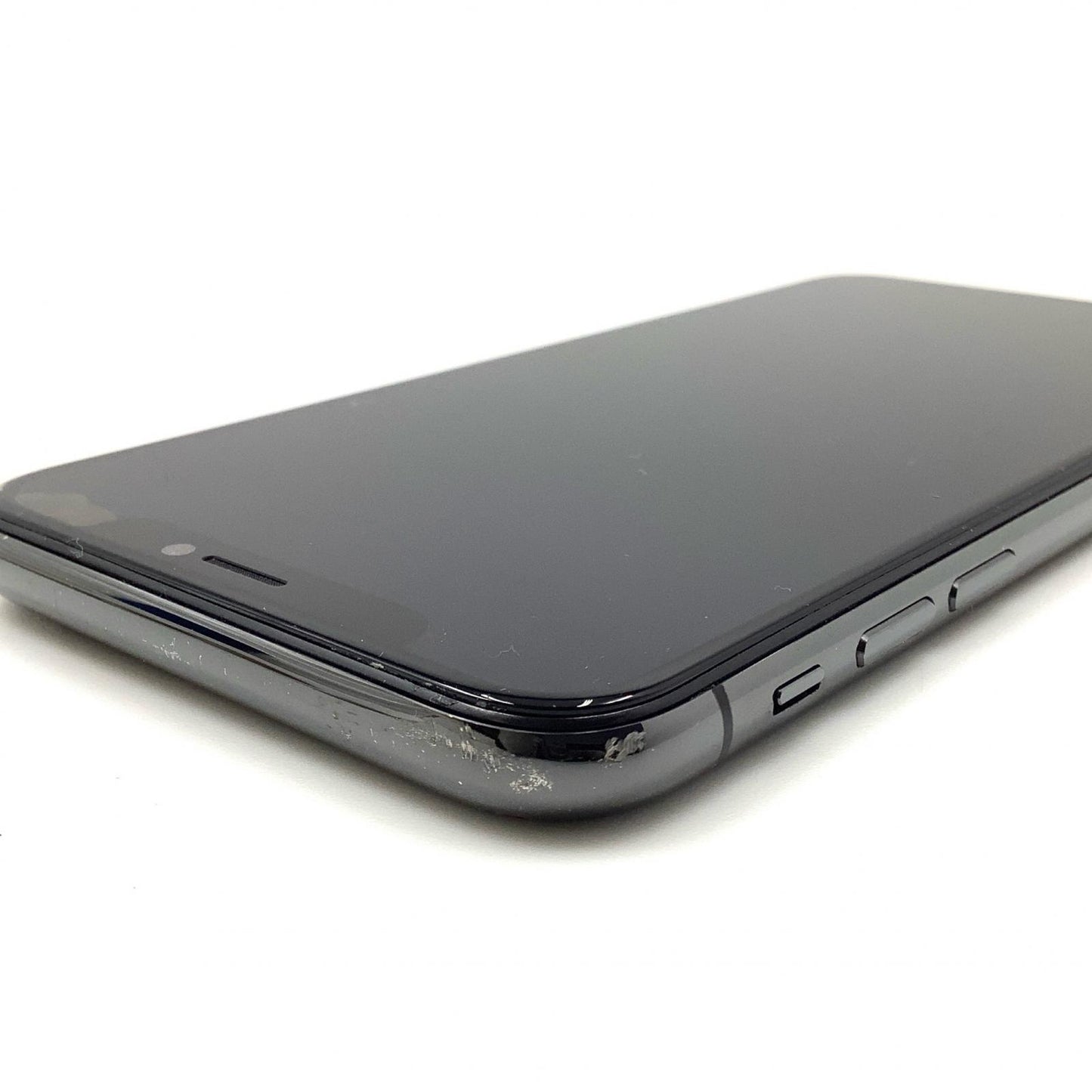 【最速発送】Apple iPhone iPhone X 256GB スペースグレイ Softbank 白ロム【難有】 84%