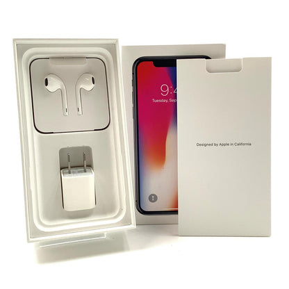 【最速発送】Apple iPhone iPhone X 256GB スペースグレイ Softbank 白ロム【難有】 84%