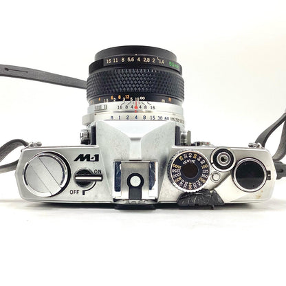【最速発送】OLYMPUS M-1 [シルバー] + G.ZUIKO AUTO-S 50mm f1.4【難有】