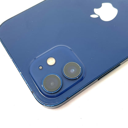 【全額返金保証】【最速発送】Apple iPhone iPhone 12 256GB ブルー au 動作確認済 75%