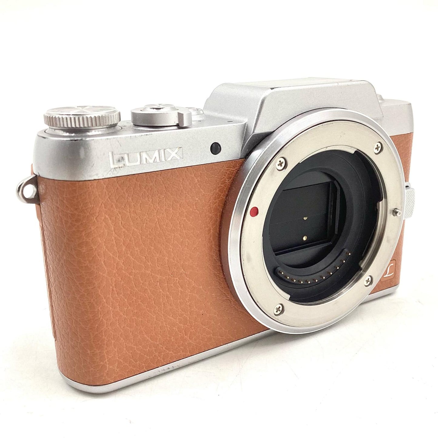 【全額返金保証】【最速発送】Panasonic デジタル一眼 LUMIX DMC-GF7 ボディ [ブラウン] 動作確認済