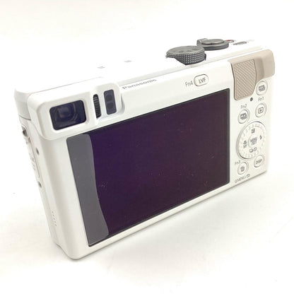 【全額返金保証】【最速発送】Panasonic コンパクトデジタルカメラ LUMIX DMC-TZ85 ホワイト 動作確認済