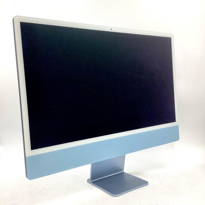 【全額返金保証】【最速発送】Apple iMac 24インチ M1 8コア 8GB SSD 256GB ブルー 美品 動作確認済