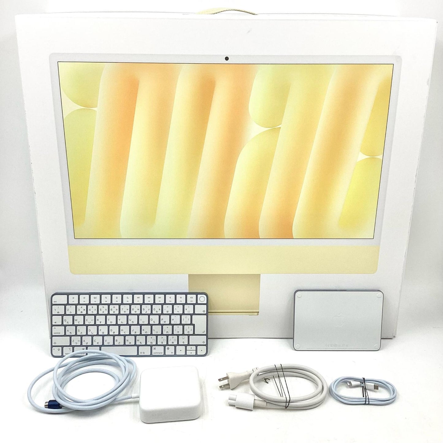 【全額返金保証】【最速発送】Apple iMac 24インチ M1 8コア 8GB SSD 256GB ブルー 美品 動作確認済