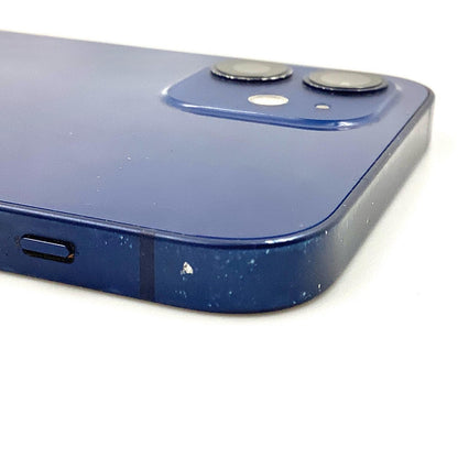 【全額返金保証】【最速発送】Apple iPhone iPhone 12 128GB ブルー au 白ロム 動作確認済 73%