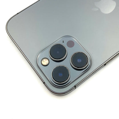 【最速発送】Apple iPhone iPhone 12 Pro Max 256GB グラファイト 白ロム【難有】 82%