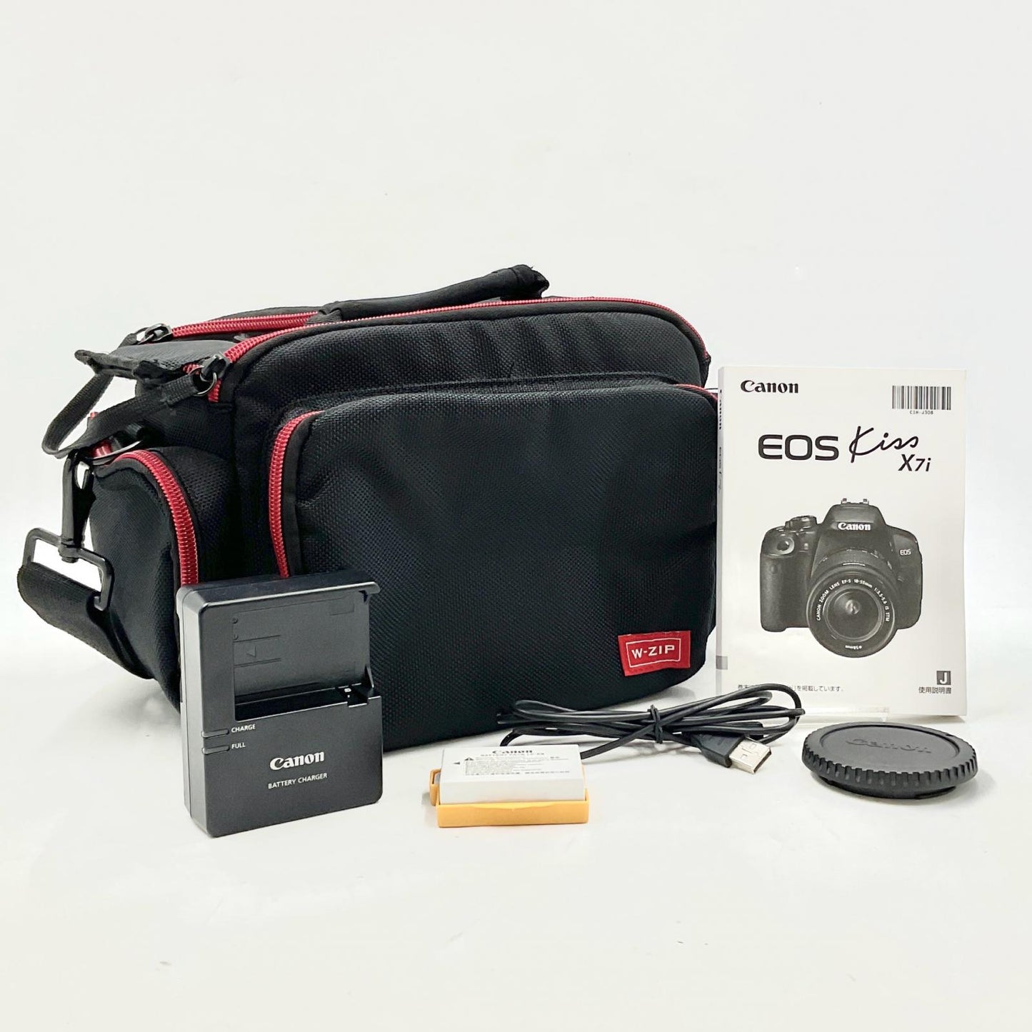 【全額返金保証】【最速発送】Canon デジタル一眼 EOS Kiss X7i ボディ ブラック 美品 動作確認済