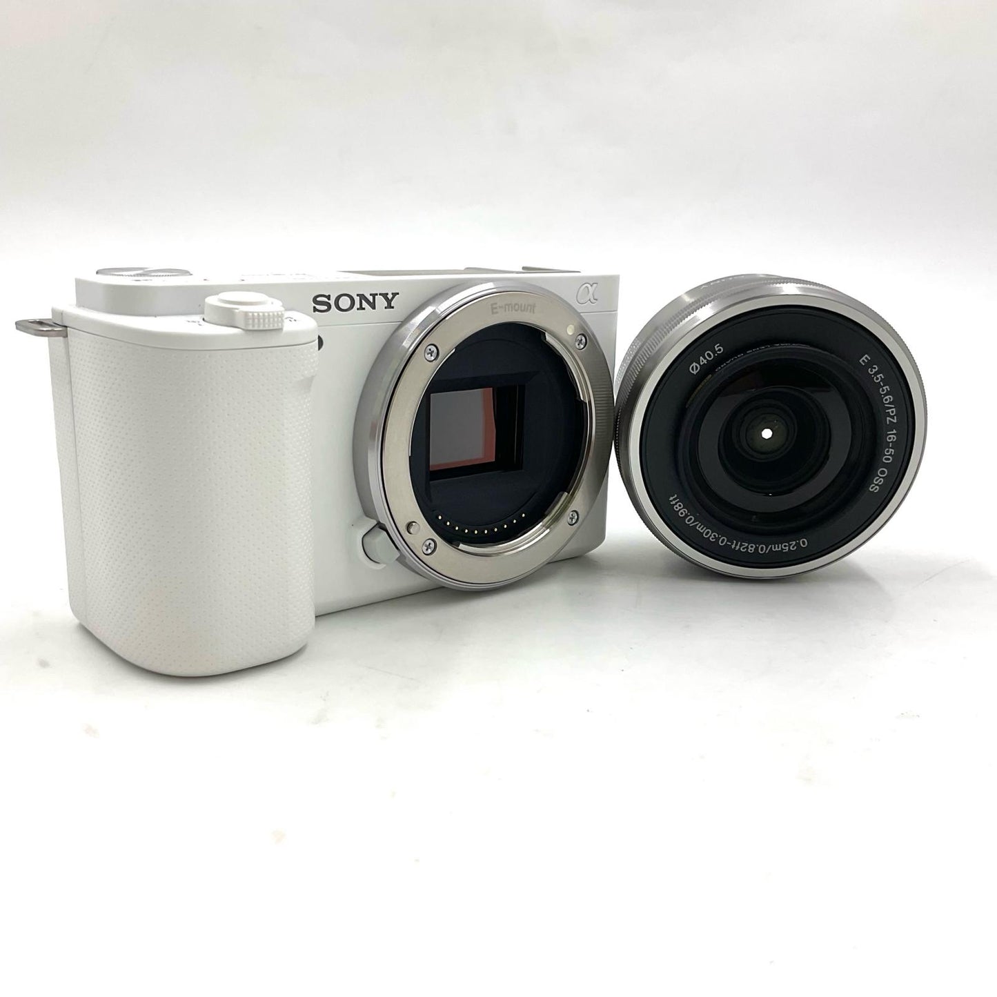 【全額返金保証】【最速発送】Sony デジタル一眼 VLOGCAM ZV-E10L パワーズームレンズキット ホワイト 超美品 動作確認済