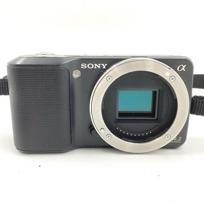 【最速発送】Sony デジタル一眼 NEX-3 ボディ ブラック【難有】
