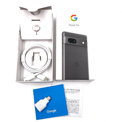 【全額返金保証】【最速発送】Google Pixel 7a 128GB チャコール docomo SIMフリー G82U8 白ロム 動作確認済