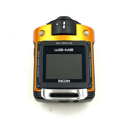 【全額返金保証】【最速発送】RICOH WG-M2[オレンジ] 動作確認済