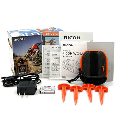 【全額返金保証】【最速発送】RICOH WG-M2[オレンジ] 動作確認済