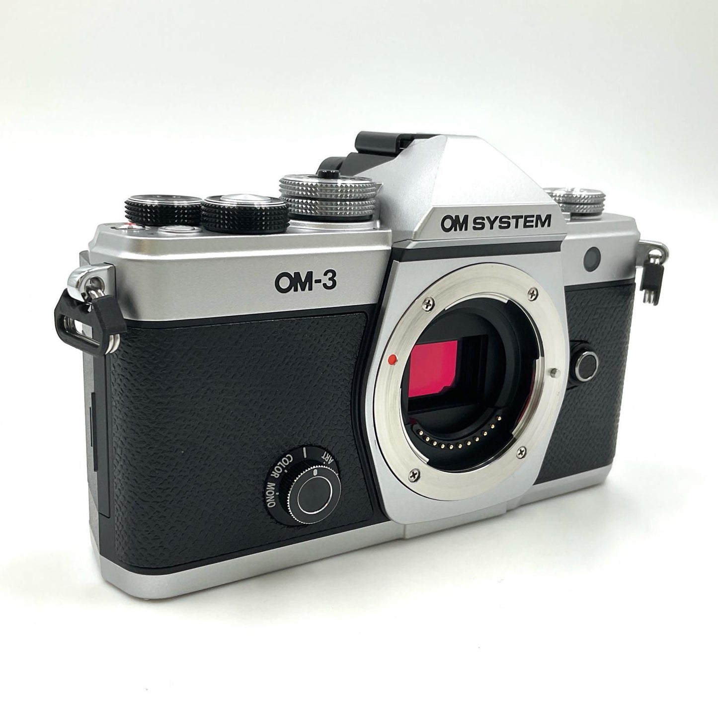 【全額返金保証】【最速発送】OM SYSTEM デジタル一眼 OM-3 ボディ シルバー 美品 動作確認済