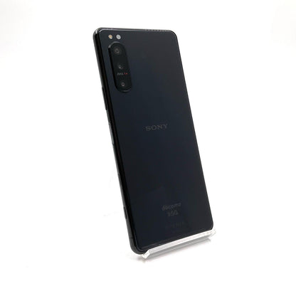 【最速発送】Sony Xperia 5 II 128GB ブラック docomo SO-52A 白ロム【難有】