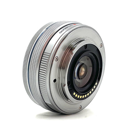 【全額返金保証】【最速発送】OLYMPUS M.ZUIKO DIGITAL ED 14-42mm F3.5-5.6 EZ [シルバー] 美品 動作確認済