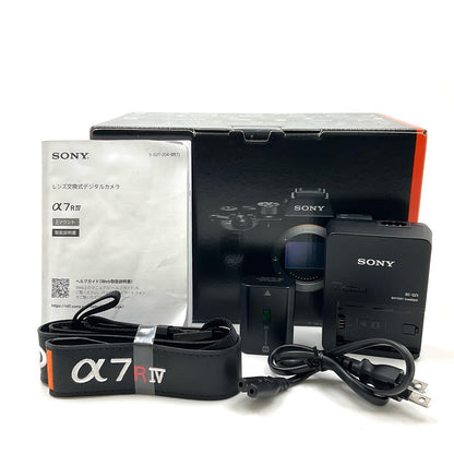 【全額返金保証】【最速発送】Sony デジタル一眼 α7R IV ILCE-7RM4A ボディ ブラック 美品 動作確認済