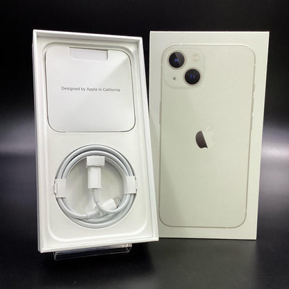 【全額返金保証】【最速発送】Apple iPhone iPhone 13 128GB スターライト SIMフリー 動作確認済 88%
