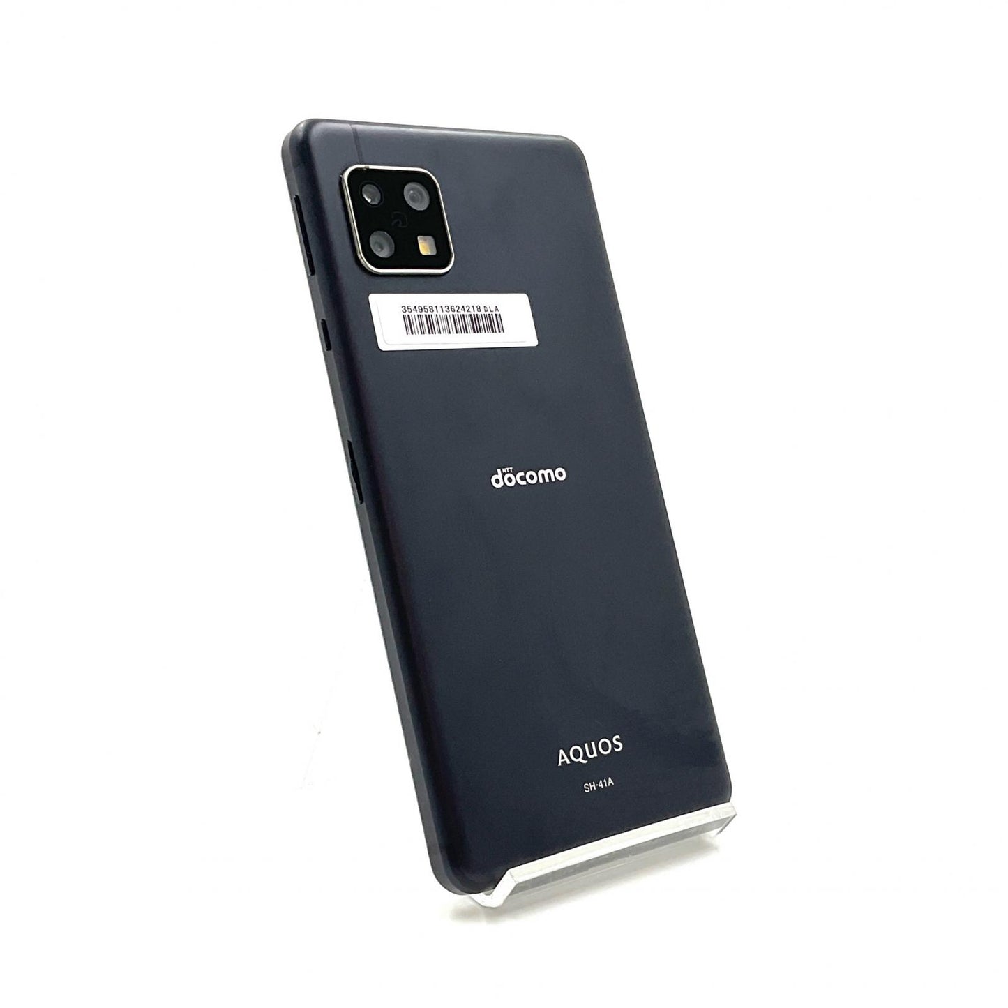 【全額返金保証】【最速発送】SHARP AQUOS sense4 64GB ブラック docomo SH-41A 白ロム 動作確認済