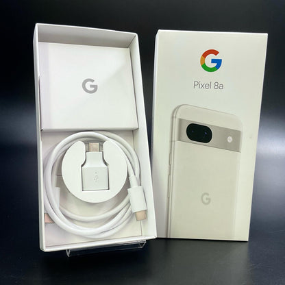 【全額返金保証】【最速発送】Google Pixel 8a 128GB Porcelain docomo SIMフリー 白ロム 動作確認済