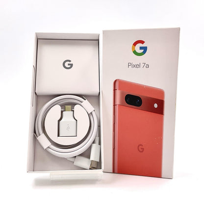 【全額返金保証】【最速発送】Google Pixel 7a 128GB コーラル SIMフリー Pixel7a 美品 動作確認済