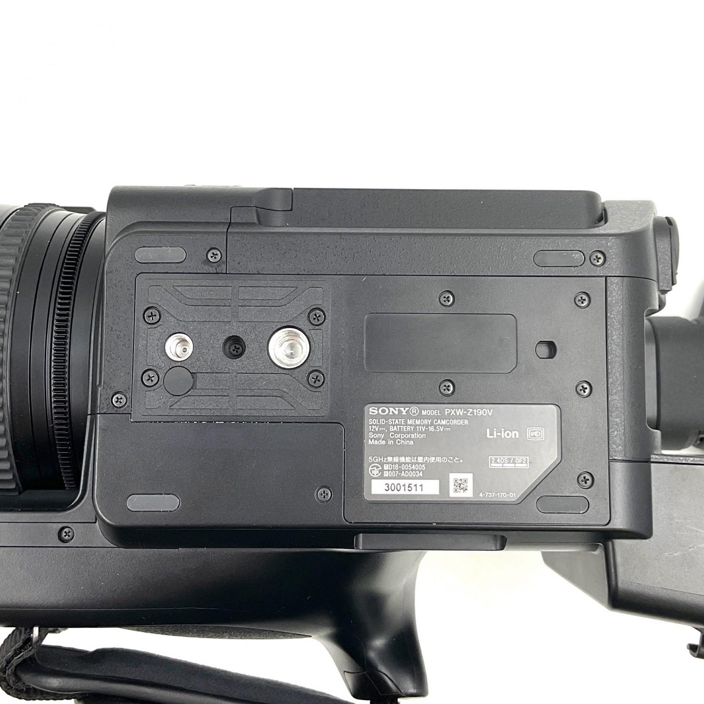【全額返金保証】【最速発送】Sony PXW-Z190V 美品 動作確認済