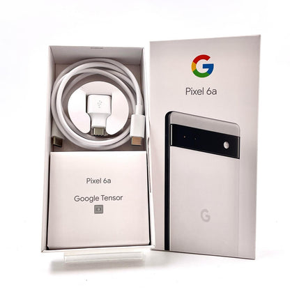 【全額返金保証】【最速発送】Google Pixel 6a 128GB Chalk au GB17Ｌ 白ロム 動作確認済