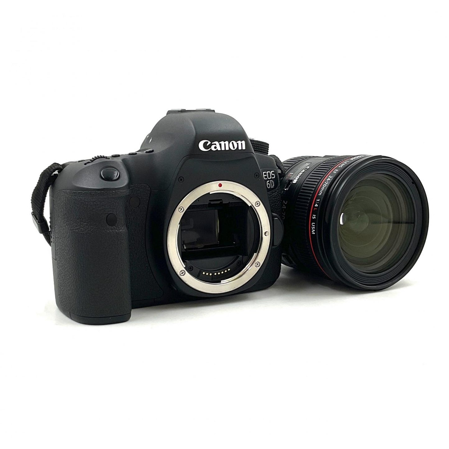 【全額返金保証】【最速発送】Canon デジタル一眼 EOS 6D EF24-70L IS USM レンズキット ブラック 美品 動作確認済