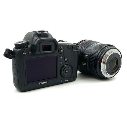 【全額返金保証】【最速発送】Canon デジタル一眼 EOS 6D EF24-70L IS USM レンズキット ブラック 美品 動作確認済