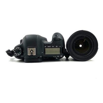 【全額返金保証】【最速発送】Canon デジタル一眼 EOS 6D EF24-70L IS USM レンズキット ブラック 美品 動作確認済