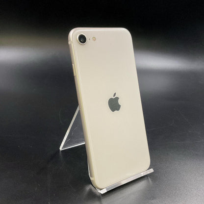 【全額返金保証】【最速発送】Apple iPhone iPhone SE（第3世代） 64GB スターライト docomo 白ロム 超美品 動作確認済 97%
