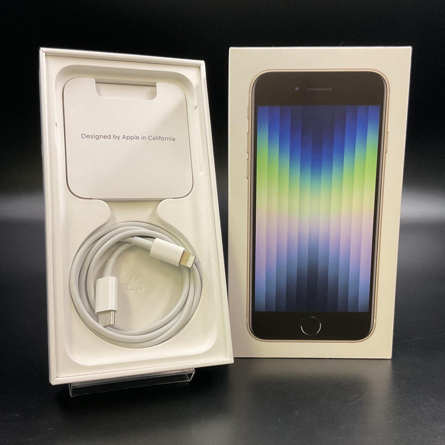 【全額返金保証】【最速発送】Apple iPhone iPhone SE（第3世代） 64GB スターライト docomo 白ロム 超美品 動作確認済 97%
