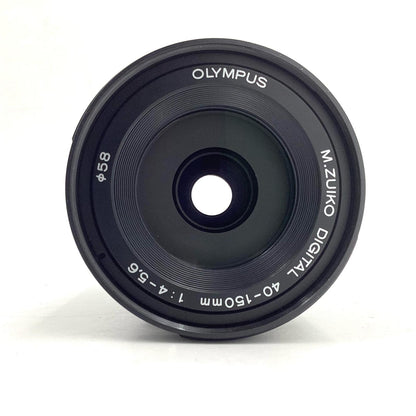 【全額返金保証】【最速発送】OLYMPUS M.ZUIKO DIGITAL ED 40-150mm F4.0-5.6 R [ブラック] 美品 動作確認済