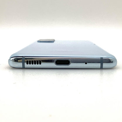 【全額返金保証】【最速発送】SAMSUNG Galaxy S20 5G 128GB クラウドブルー docomo SC-51A 白ロム 動作確認済